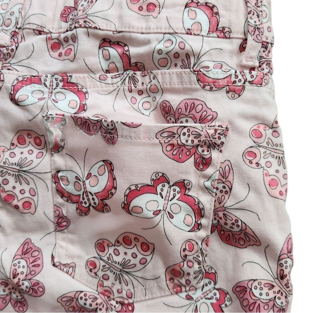 The Children Place Girls Shorts Skimmer Butterflies Pink Adjustable Waist Siz 14 - Picture 7 of 14